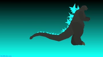 Godzilla Minus One Atomic Breath Test Stick Nodes Animation