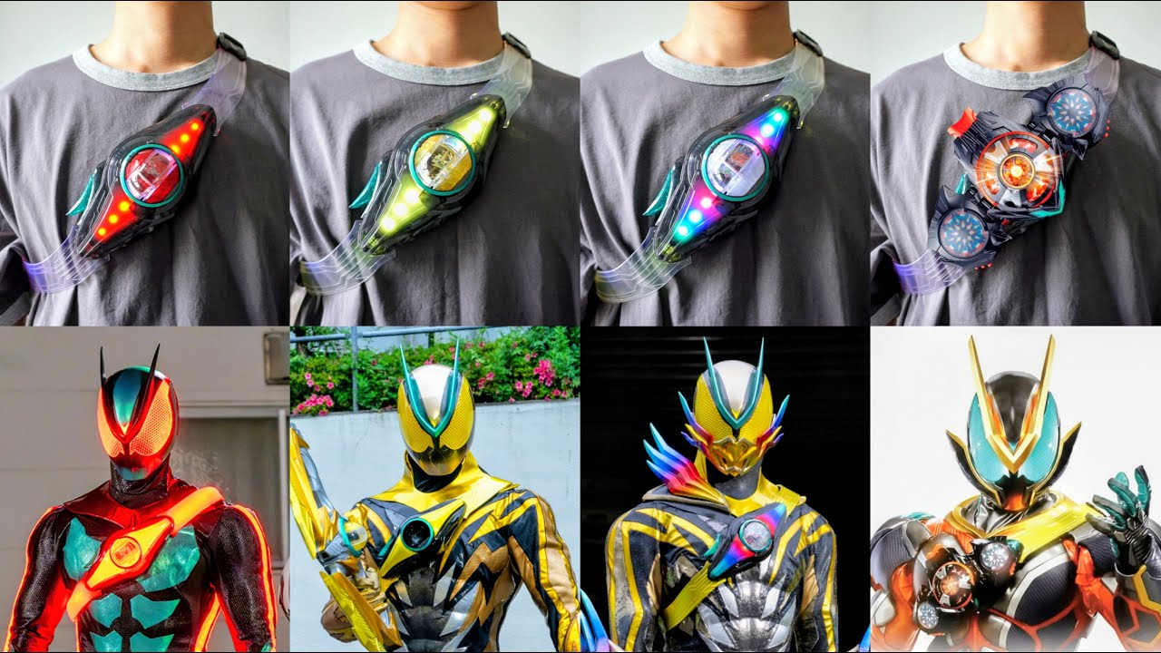 仮面ライダーゼッツ】Kamen Rider Zeztz All Main Form Henshin