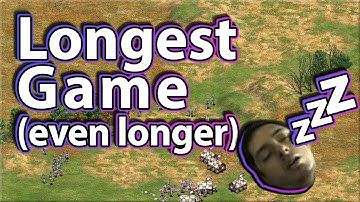The Longest Game of AoE2 (It