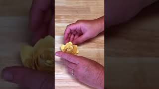 #Shorts How to Fold a Paper Flower #papercrafts #paperflower