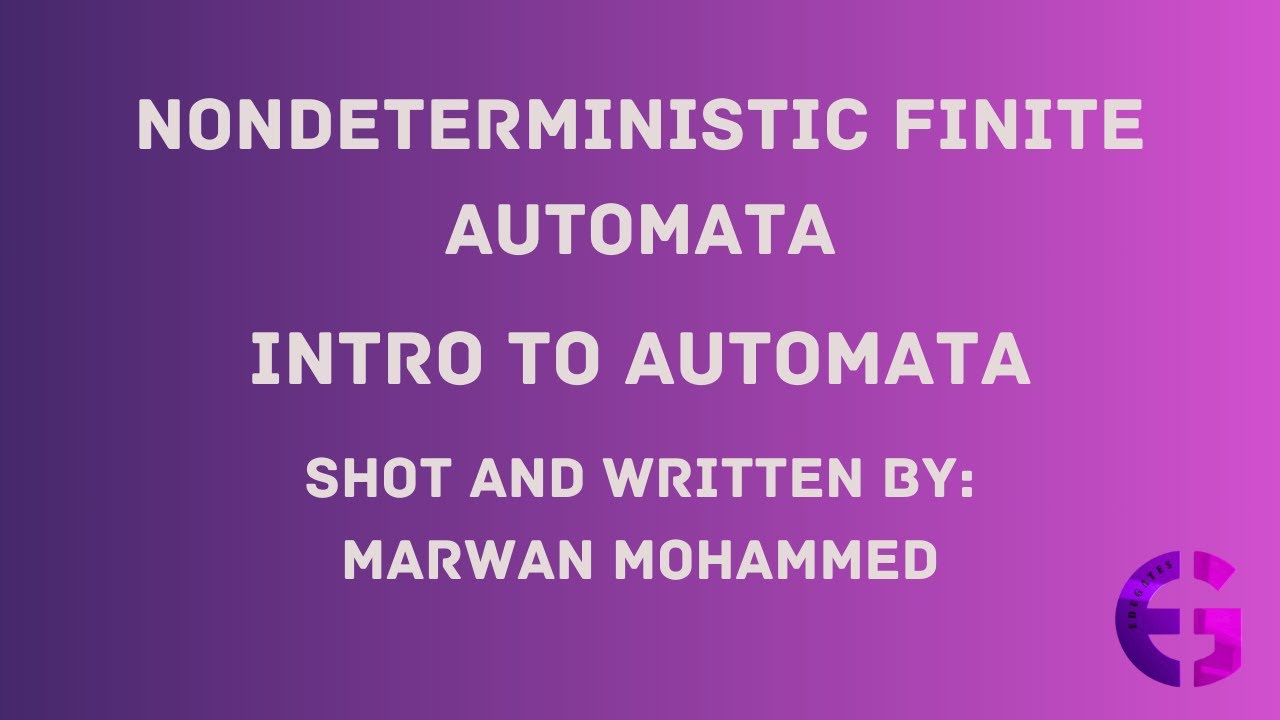 Nondeterministic Finite Automata - EduGate - YouTube