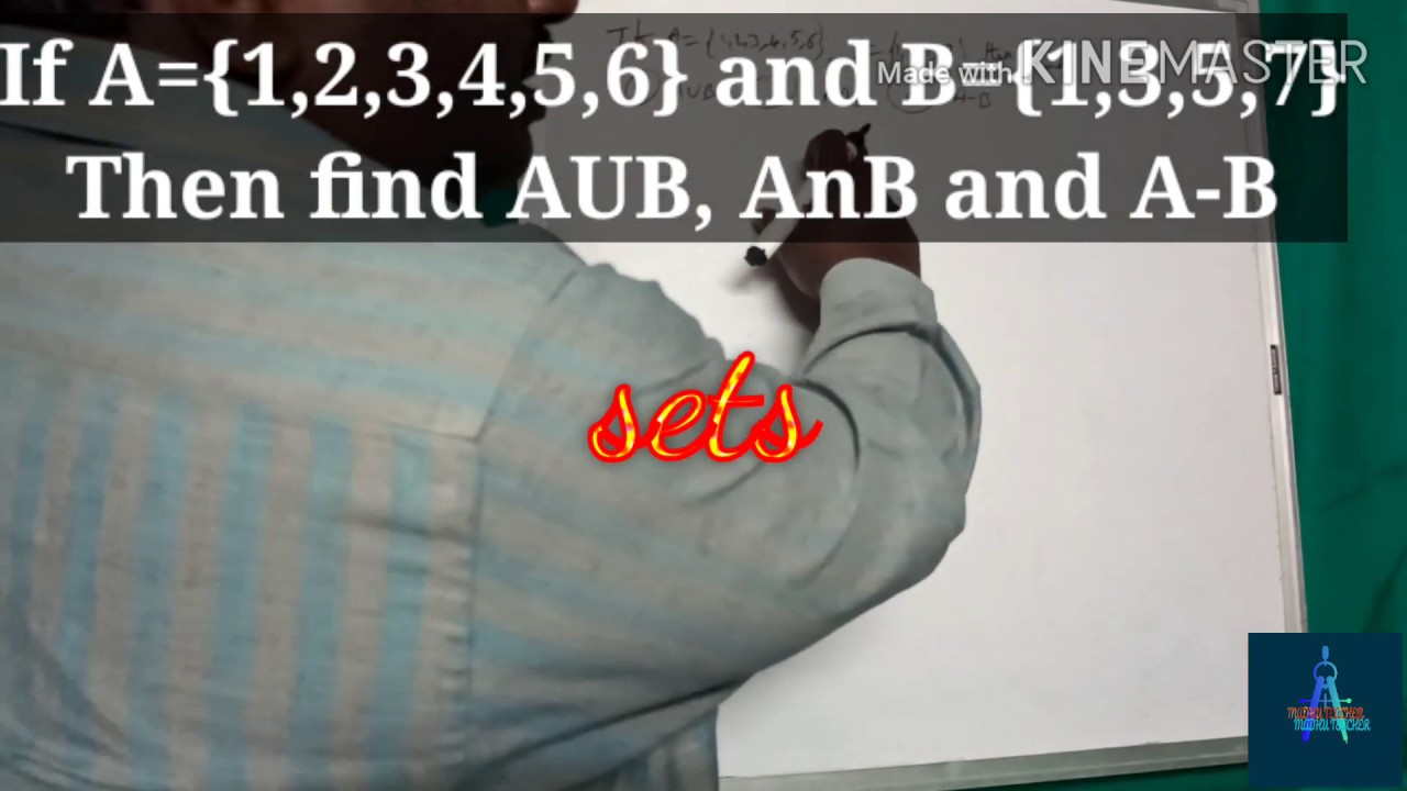 If A 1 2 3 6 B 1 2 4 8 Find B A