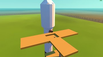 Falcon 9 Full Rocket Test #1 | WIP | Scrap Mechanic