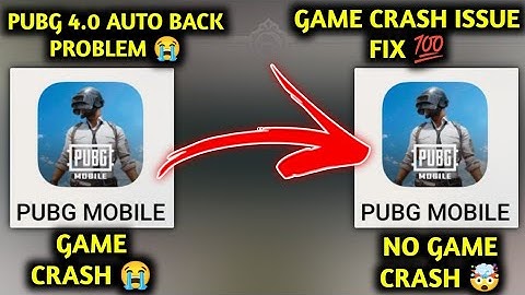 PUBG 4.0 GAME CRASH PROBLEM SOLUTION ✅ PUBG 4.0 GAME CRASH ✅ PUBG CRASH FIX ✅ PUBG CRASH 4 P UPDATE