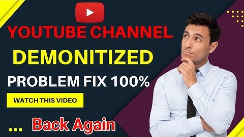 YouTube Channel De Monetized Problem Fix | Why YouTube Channel Demonetized | Tech On
