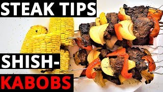 Get our air fryer cookbook : http://bit.ly/air_fryer_cookbook quick
and easy steak tips shish kabobs & corn recipe cooked in power oven
this vid...