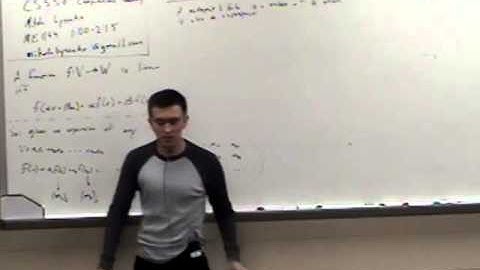 Computational Geometry Lecture 1:  Review of linear algebra