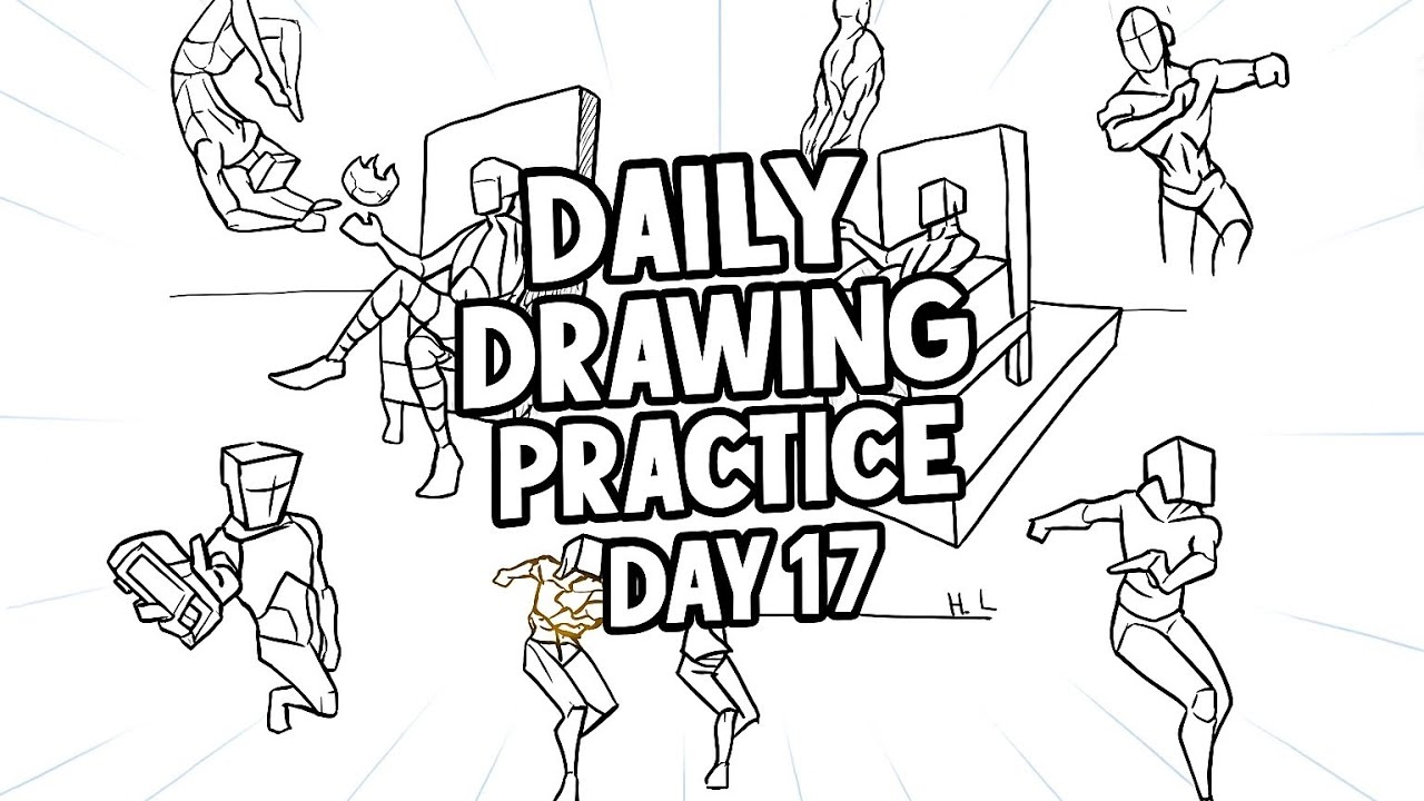 Daily drawing practice day 17 - YouTube