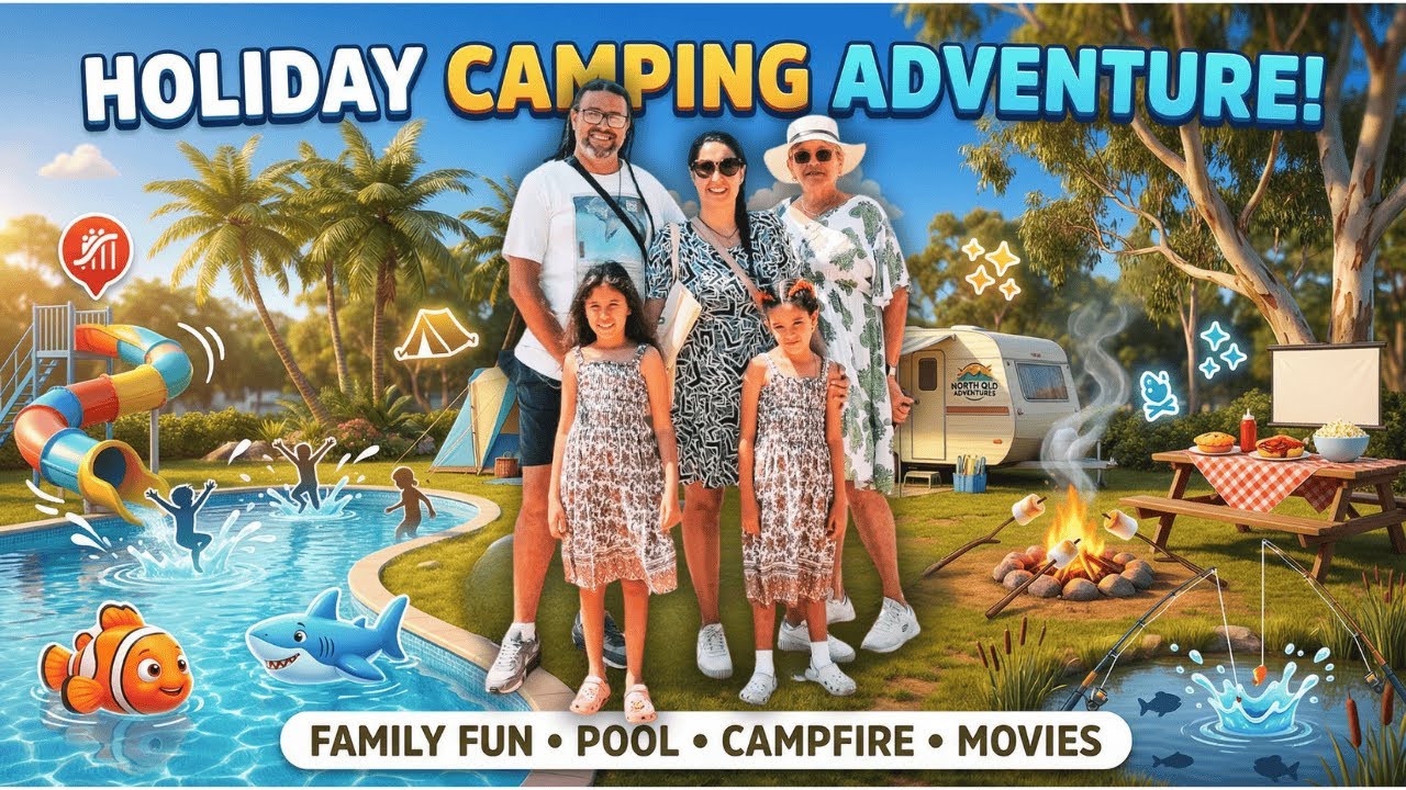 Family Camping Trip at Rollingstone | Fun, Food & Pool Adventures! ⛺🏊‍♂️
