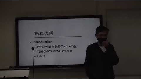 Micro sensors and actuators Lecture 1 Introduction