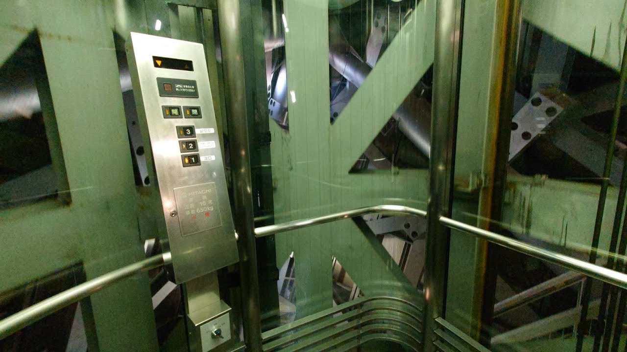 【ガラス張り】水戸芸術館アートタワーのエレベーター