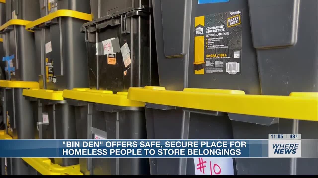 ‘Bin Den’ provides people experiencing homelessness a secure, safe
