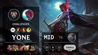Yone Mid vs Yasuo - KR Challenger Patch 11.5