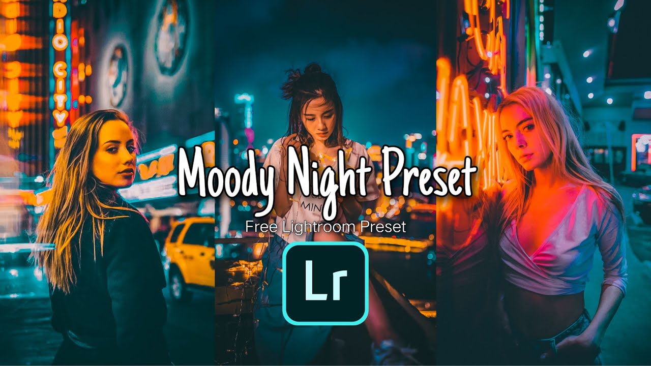 Moody Night Preset| Adobe Lightroom Tutorial Pt.2 - YouTube