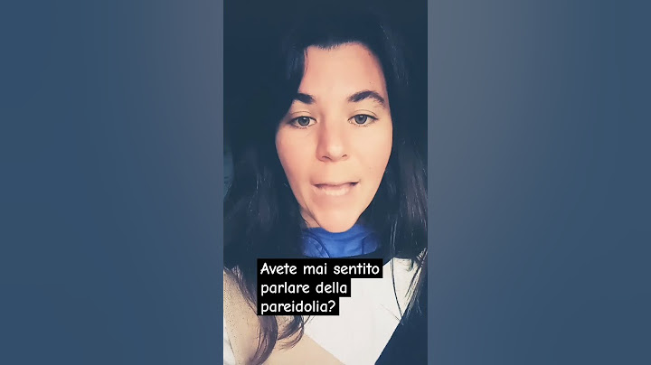 Avete mai sentito parlare della pareidolia?