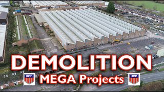 Former SKF Factory -  DEMOLITION by HCD Demolition Ltd - ( Arrival On Site )  Day ZERO