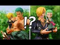 ワンピの実を探せ　第二海戦　サンジ VS ゾロ　マイフィギュア探し対決　ONE PIECE コマ撮りアニメ