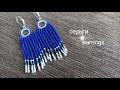 Earrings. Серьги из бисера.