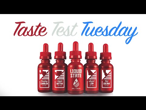TASTE TEST TUESDAY!! - APPLE BUTTER ! - Liquid State - YouTube