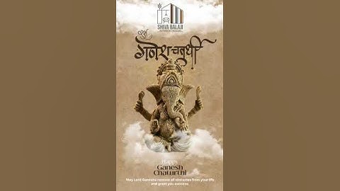 Happy Ganesh Chaturthi To All our Customers#shiva balaji interiors