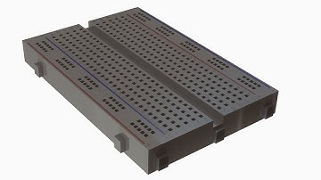 「DESIGN 208」 How to model Breadboard | Solidworks tutorial