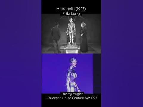 METROPOLIS 1927 Fritz Lang VS THIERRY MUGLER AW 1995 #90sfashion # ...