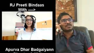 Full Interview | Chaman Bahar | Director Writer | Apurva Dhar Badgaiyaan |RJ Preeti | Netflix Movie