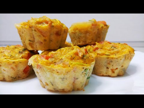 КЕКСЫ ИЗ КАБАЧКОВ.. Бесподобная ЗАКУСКА ИЗ КАБАЧКОВ