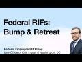 Federal RIF Survival Tenure Groups Bumping Retreat Rights Federal RIF Survival Tenure Groups Bumping Retreat Rights