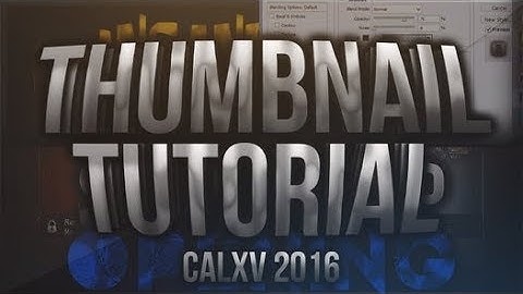 Photoshop Tutorial - How to Make a Good Custom Call Of Duty Black Ops 3 YouTube Thumbnail 2015/2016