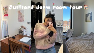 뉴욕 줄리아드 기숙사 룸투어 🏠 Juilliard dorm room tour  작지만 주인장의 취향이 묻어있는..🖼️🩷 (미국 유학생 추천템!)