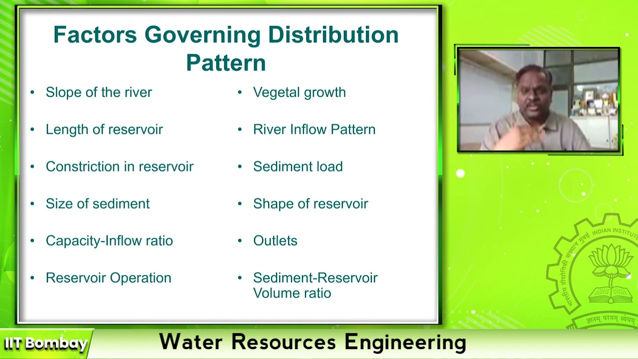 Reservoir Sedimentation: Lecture-14C