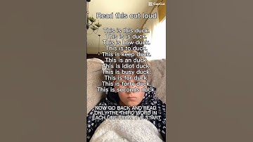 This is how to keep an idiot busy for 40 seconds