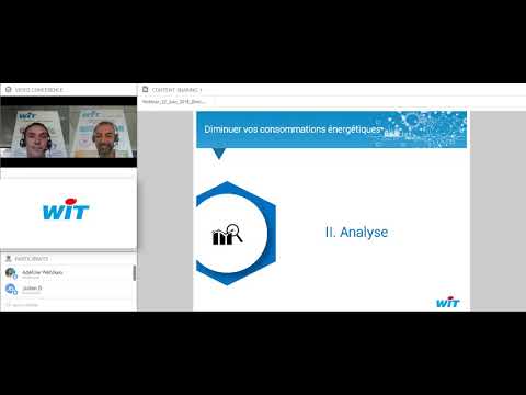 WIT Webinar : Diminuer vos consommations énergétiques