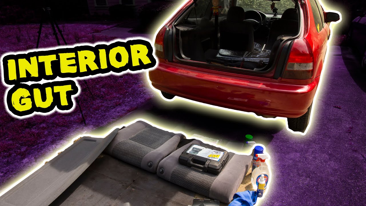 EK Civic Back Seat Removal