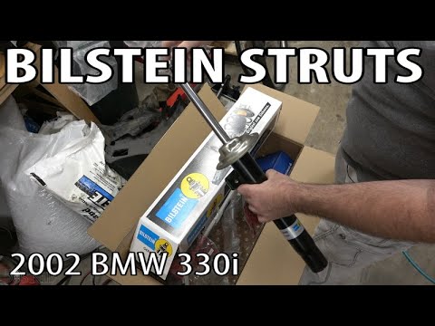 BMW E46 Bilstein Strut Install DIY