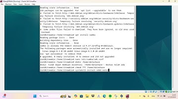 Membuat Tugas Video Cara Instalasi File Server Samba Di Debian
