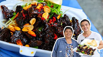 Legend of the Sidewalk Beef Jerky Salad Cart with Secret Recipe That Sells Out in Just 2 Hours