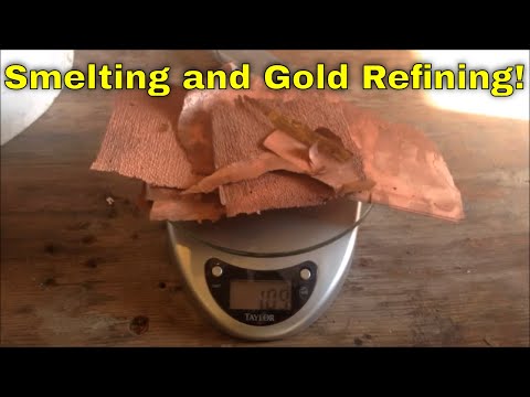 Smelting and Gold Refining PART 2: Electroplating Copper to Recover Gold and Silver