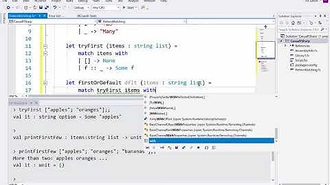 Introduction to F# Pattern Matching