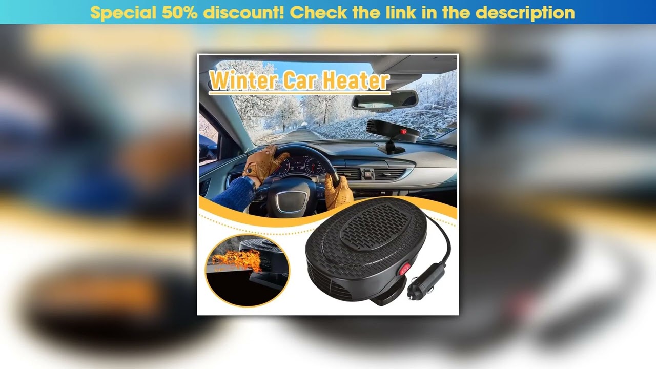 Exclusive Winter car heater, car heater, car window defogger, cross-border popular 150W dual use co
