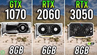 GTX 1070 vs RTX 2060 vs RTX 3050 - Big Difference?