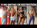 6 Things I Did To Lose Fat (NO DIETING or RESTRICTION)