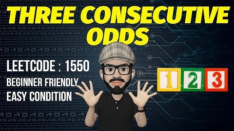 Leetcode 1550 | Three Consecutive Odds | Leetcode Daily Question | Leetcode POTD | Leetcode CPP