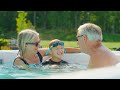 An Endless Pools® X2000 Swim Spa Brings Three Generations Closer Together!