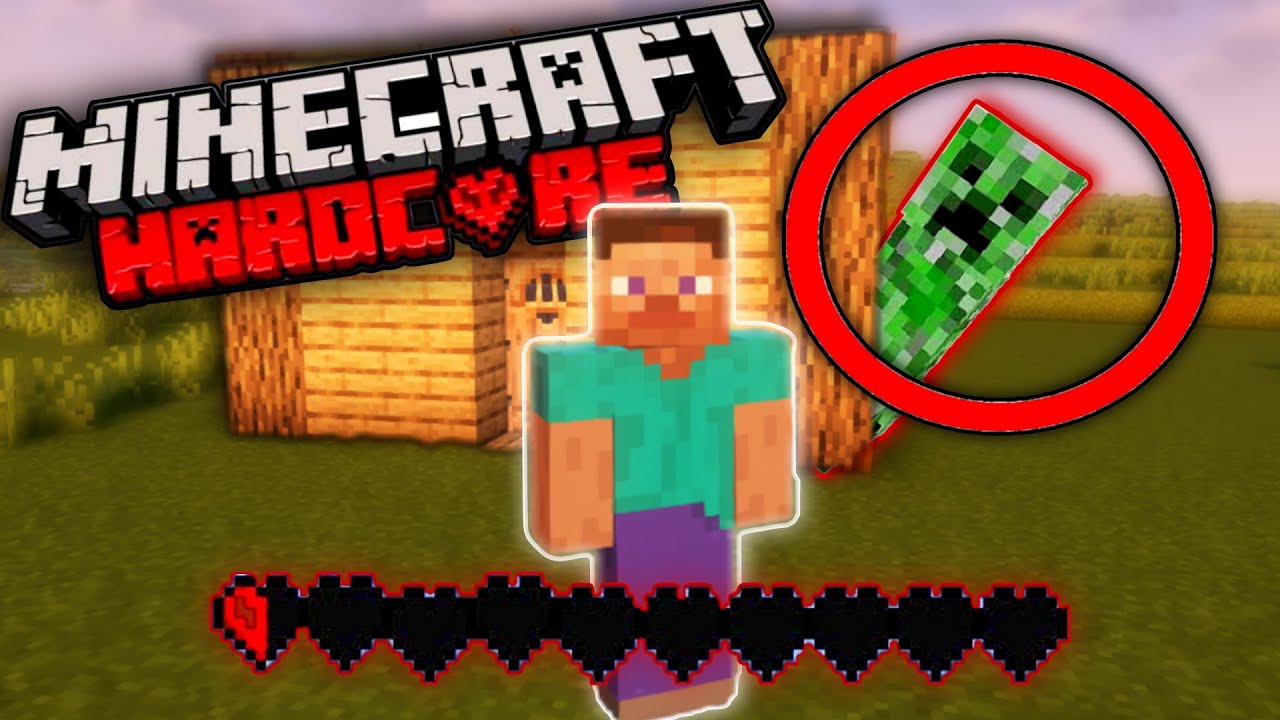 FIRST DAY IN MINECRAFT HARDCORE GONE WRONG !!!! 😱 - YouTube
