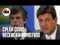 CPI da Covid: Mandetta e Teich prestam depoimento