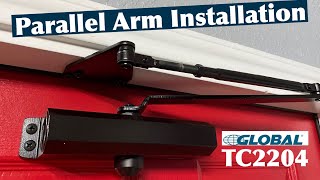 How to Install a Door Closer  Parallel Arm  Global TC2204