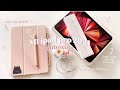 iPad pro 11" 2021 unboxing + accessories | space grey 128gb, wifi only ✨