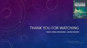 Digital Signal Processing: Session 94